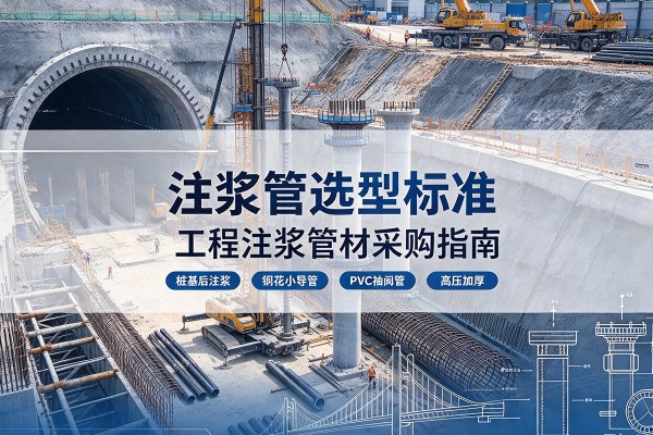 长宁注浆管选型标准