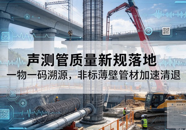 长宁声测管质量新规落地，一物一码溯源，非标薄壁管材加速清退